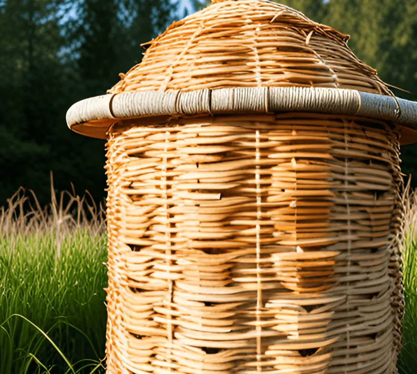 Traditional houses of honeybees in the past