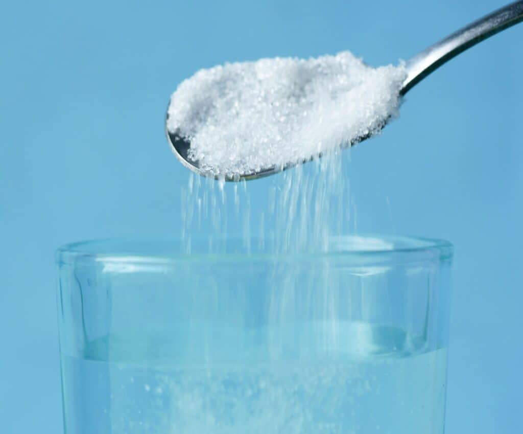 Make sure that white sugar is completely dissolved