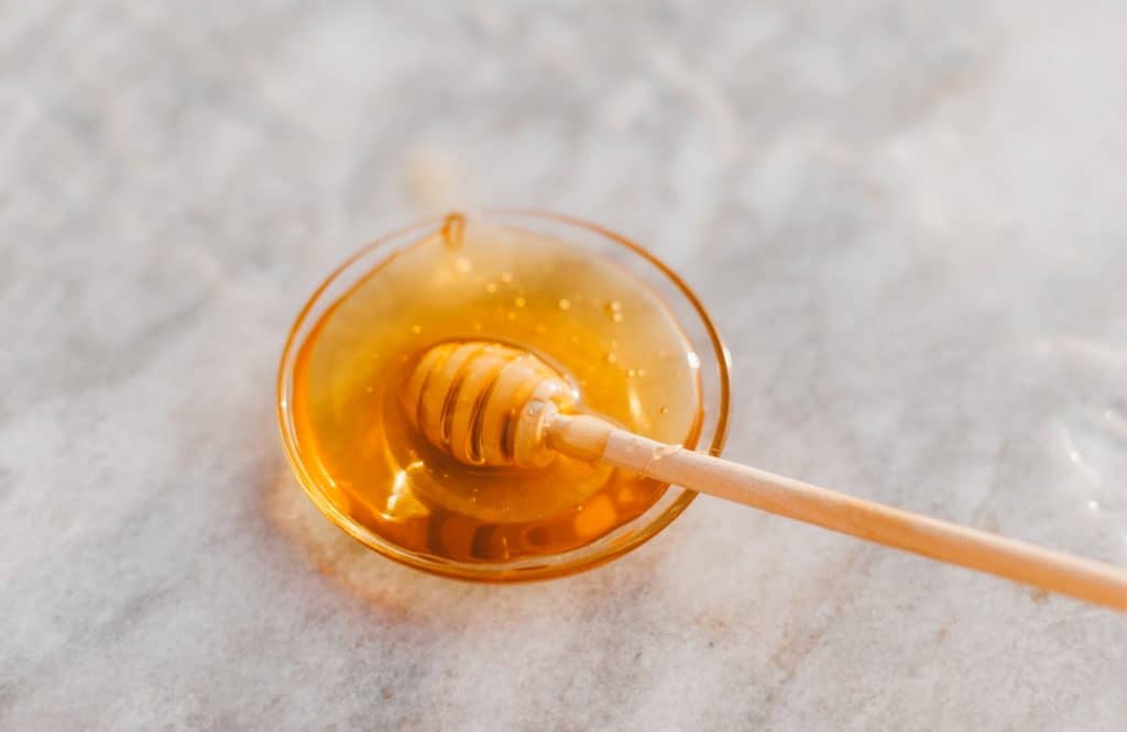 Raw honey products from sourwood has enticing color