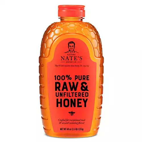 Nature Nate’s 100% Pure, Raw & Unfiltered Honey, 40 oz.
