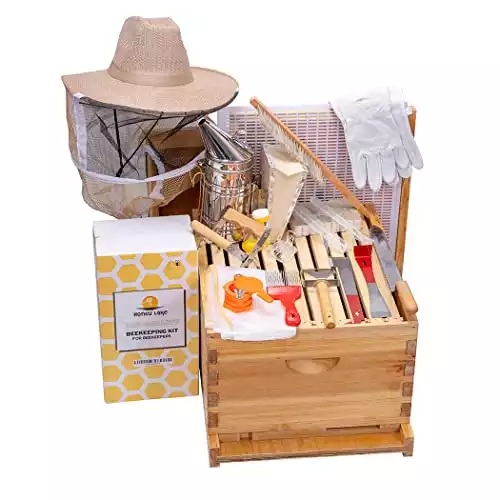 10-Frame Bee Hives and Supplies Starter Kit by the Honey Lake Store